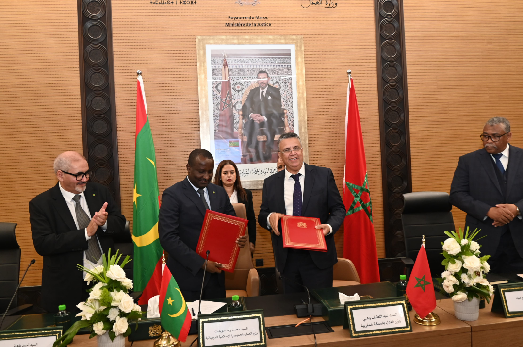 Le Maroc et la Mauritanie signent un programme d&rsquo;action pour la transformation numérique du système judiciaire 2026-2027.