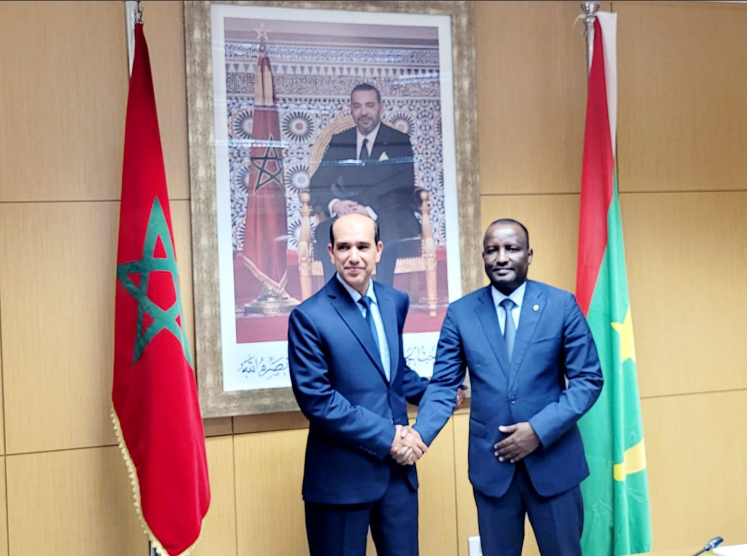 Hicham Belhaj reçoit le ministre de la Justice mauritanien pour renforcer la coopération judiciaire entre le Maroc et la Mauritanie