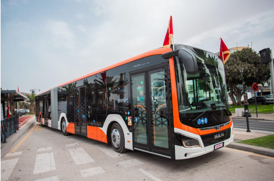 Le port d&rsquo;Agadir accueille 70 nouveaux bus pour le transport urbain.