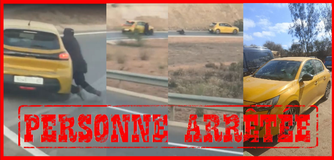 Arrestation d&rsquo;un suspect à Salé après l&rsquo;agression et le traînage d&rsquo;un policier, tentative de fuite et transport clandestin de passagers.