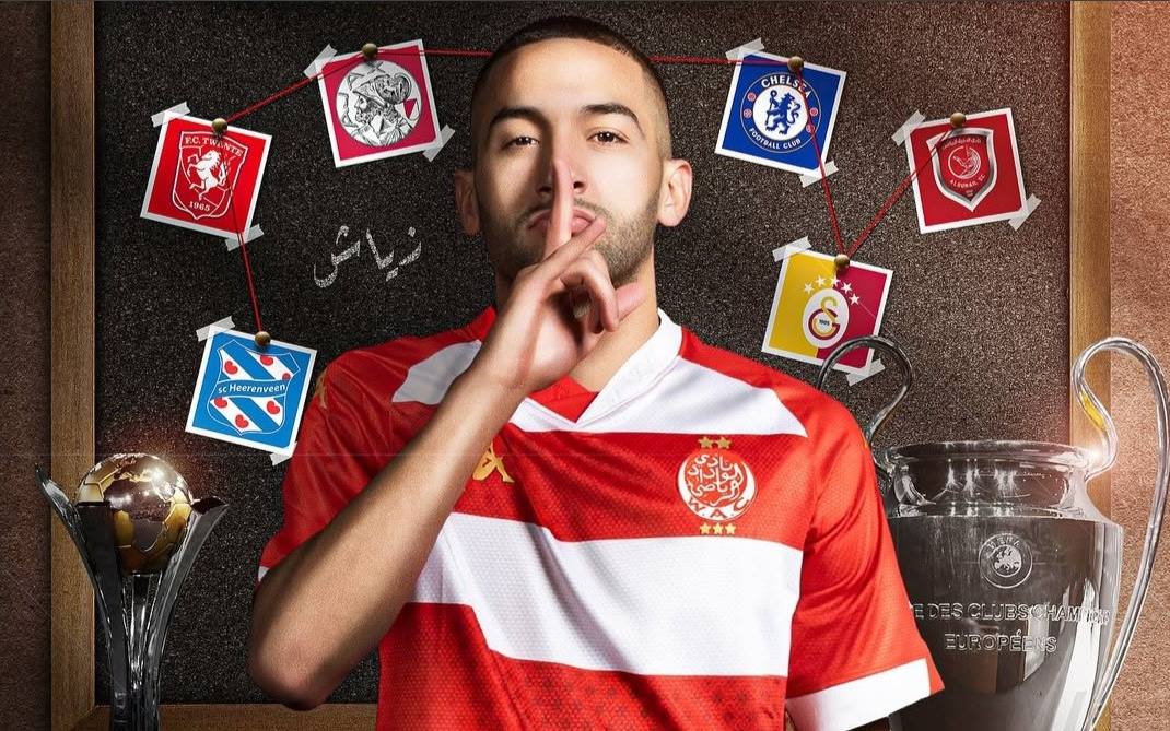 Le Wydad de Casablanca se prépare pour une grande célébration pour présenter Hakim Ziyech au Complexe Mohammed V.