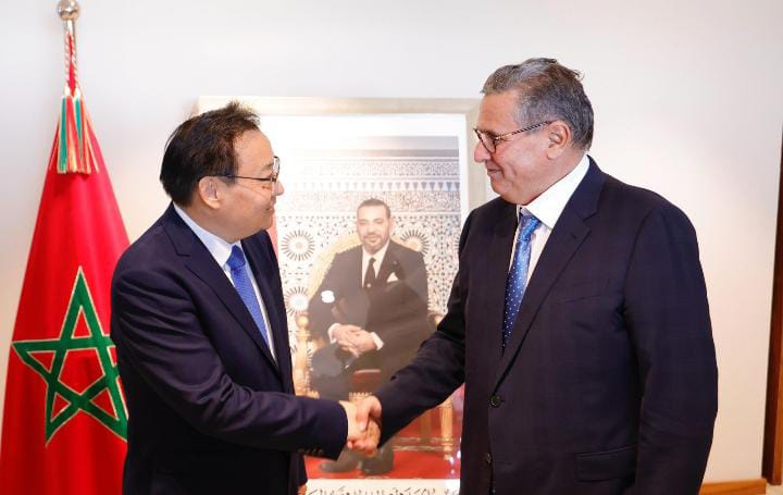 Aziz Akhannouch reçoit une délégation économique de haut niveau de la province d&rsquo;Anhui en Chine.