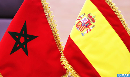 drapeau Maroc Espagne webp