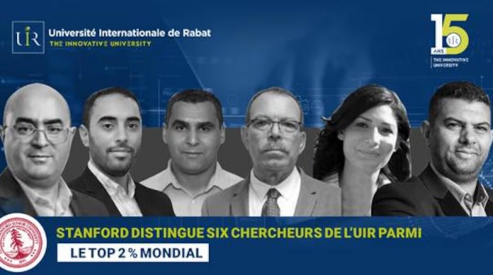 Six chercheurs de l&rsquo;Université Internationale de Rabat figurent parmi les 2 % des meilleurs scientifiques au monde