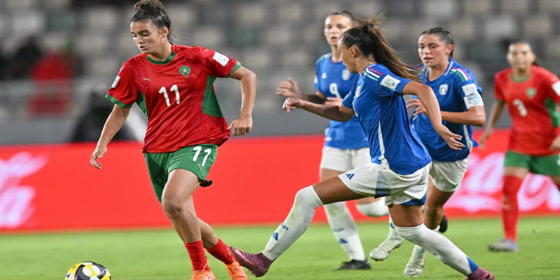 المنتخب المغربي ايطاليا الناشئات