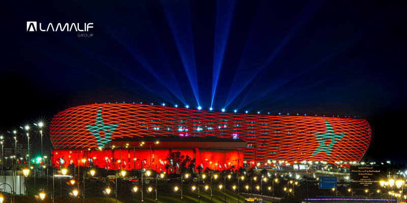 لام ألف إضاءة الملعب