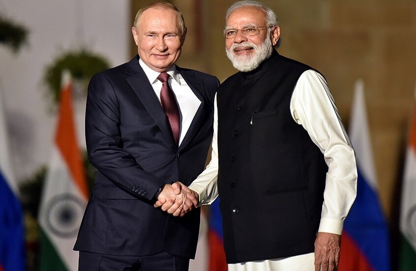 Poutine visite l&rsquo;Inde les 4 et 5 décembre pour renforcer les relations bilatérales