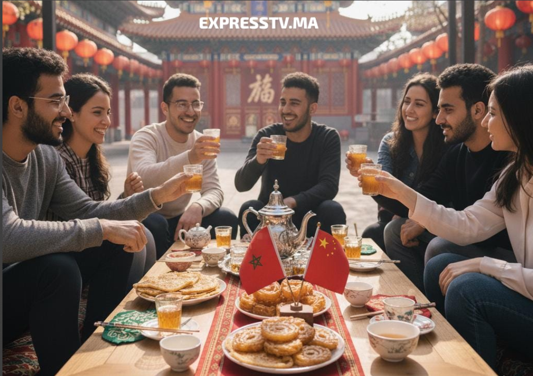 Entre le thé vert et la chbakia : les Marocains en Chine tissent des liens d&rsquo;affection et d&rsquo;échange culturel