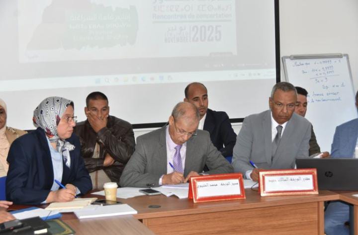 Ateliers de consultation pour définir les priorités de développement dans la province de Kelaâ des Sraghna sous la présidence de M. Samir El Yazidi, wali de la province.