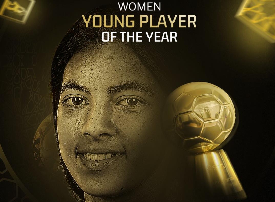 Dhouha El Madani brille et remporte le prix de la meilleure jeune joueuse en Afrique 2025