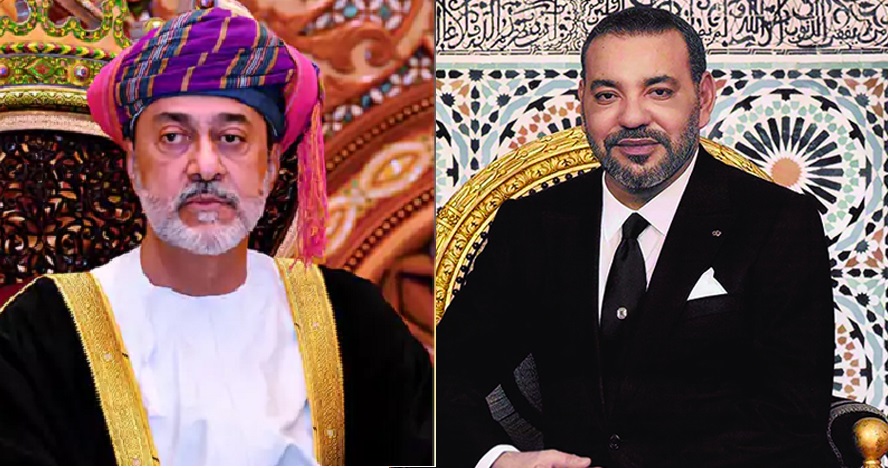 Sa Majesté le Roi Mohammed VI félicite le Sultan d&rsquo;Oman à l&rsquo;occasion de la fête nationale de son pays.