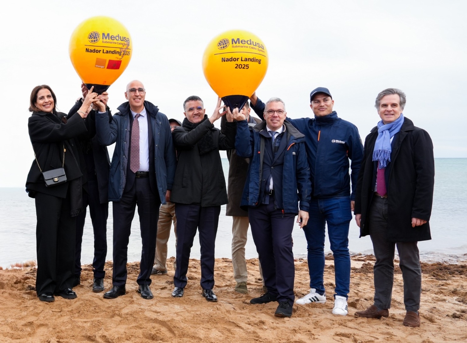 Orange Maroc annonce l&rsquo;accueil du câble Médusa et l&rsquo;inauguration de la première station de débarquement à accès ouvert à Nador.