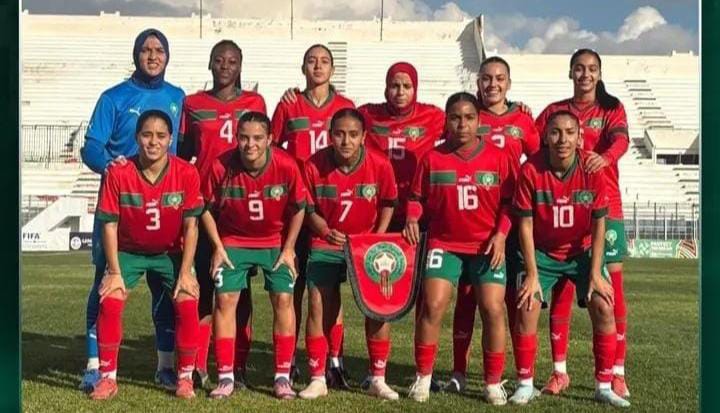 L&rsquo;équipe féminine marocaine des moins de 20 ans remporte le titre du Championnat de l&rsquo;Union nord-africaine après sa victoire contre l&rsquo;Égypte.