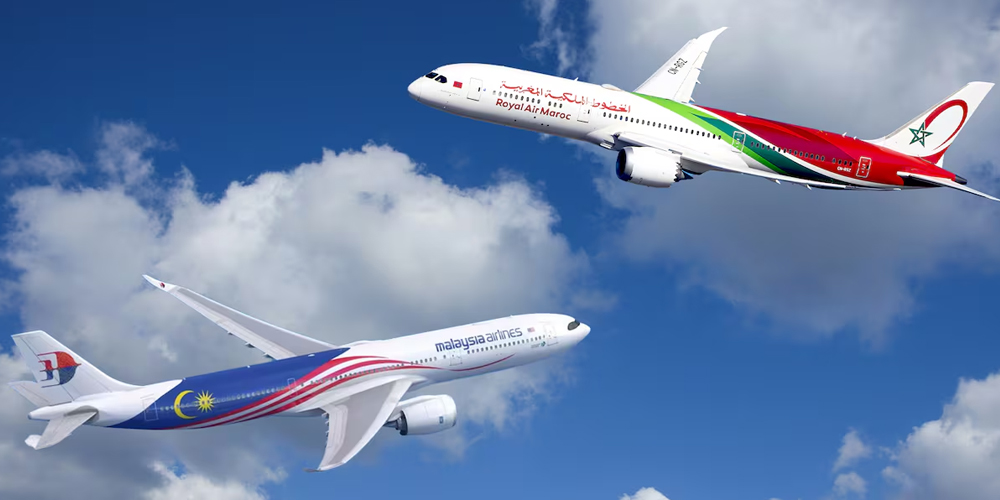 الخطوط الملكية المغربية والماليزية