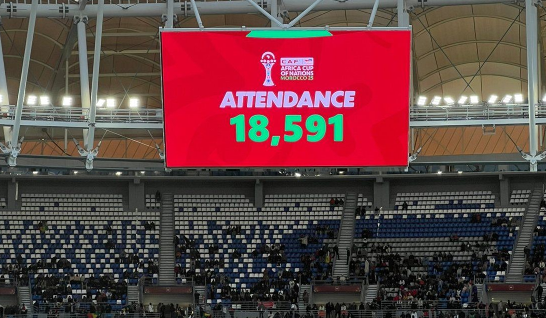 Plus de 18 000 spectateurs assistent au match Sénégal – Botswana au Grand Stade de Tanger.