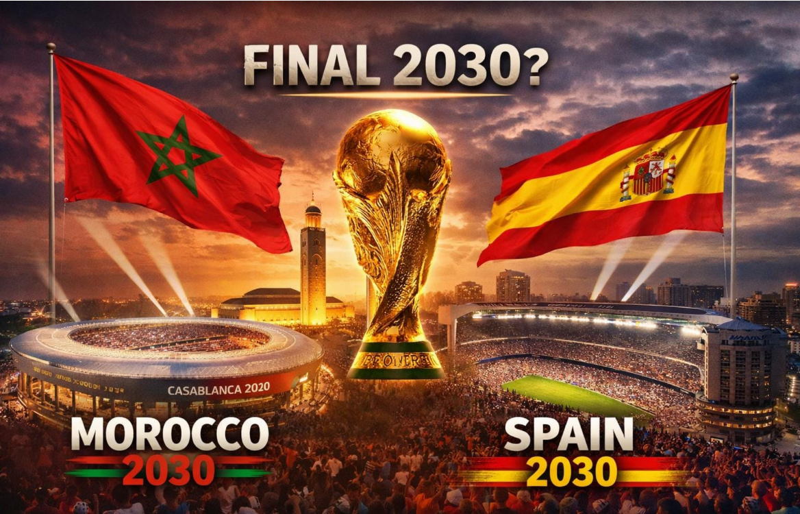 Le Maroc, le candidat le plus proche pour accueillir la finale de la Coupe du Monde 2030… Une organisation rigoureuse et des stades modernes augmentent les chances.