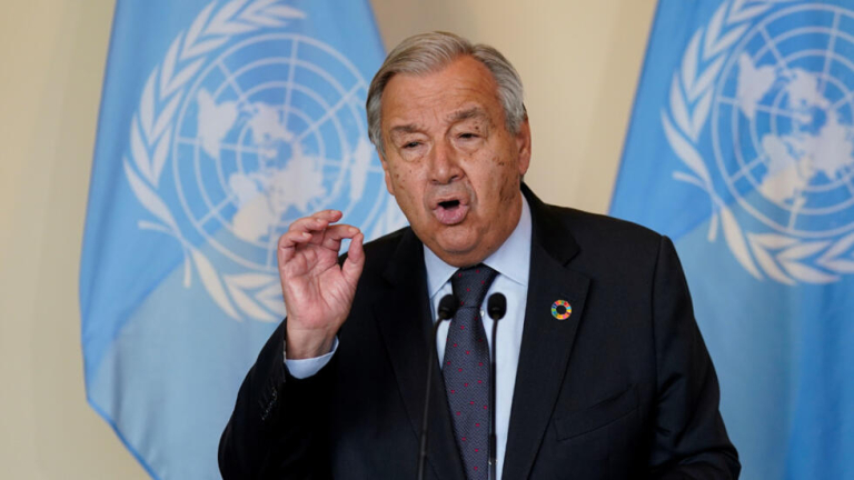 Guterres à Genève : Le monde a un besoin urgent de restaurer la confiance et de stopper la course à l&rsquo;armement.