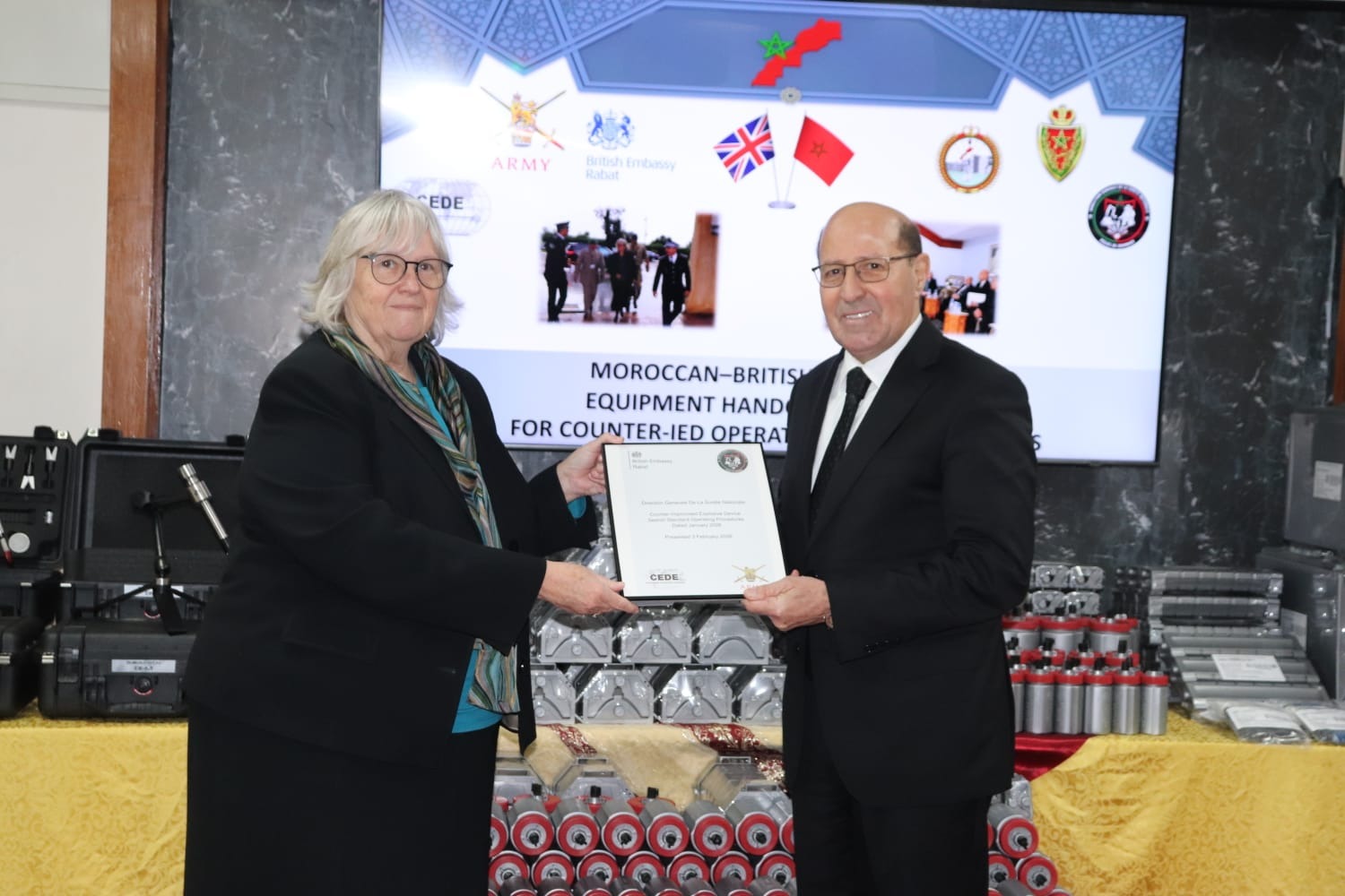 Le Royal Institut de Police de Kénitra accueille une formation sur les dispositifs explosifs en collaboration avec le Royaume-Uni.