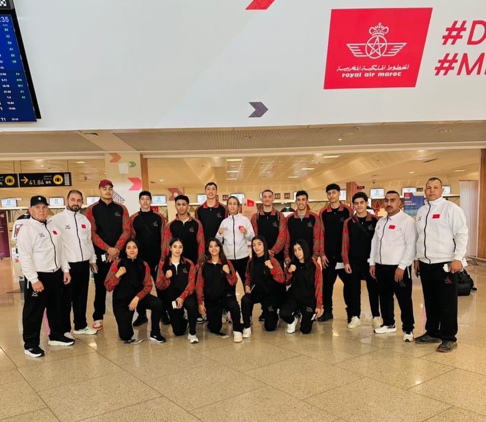 L&rsquo;équipe nationale marocaine de boxe des moins de 19 ans se prépare pour la Coupe du Monde à Bangkok.