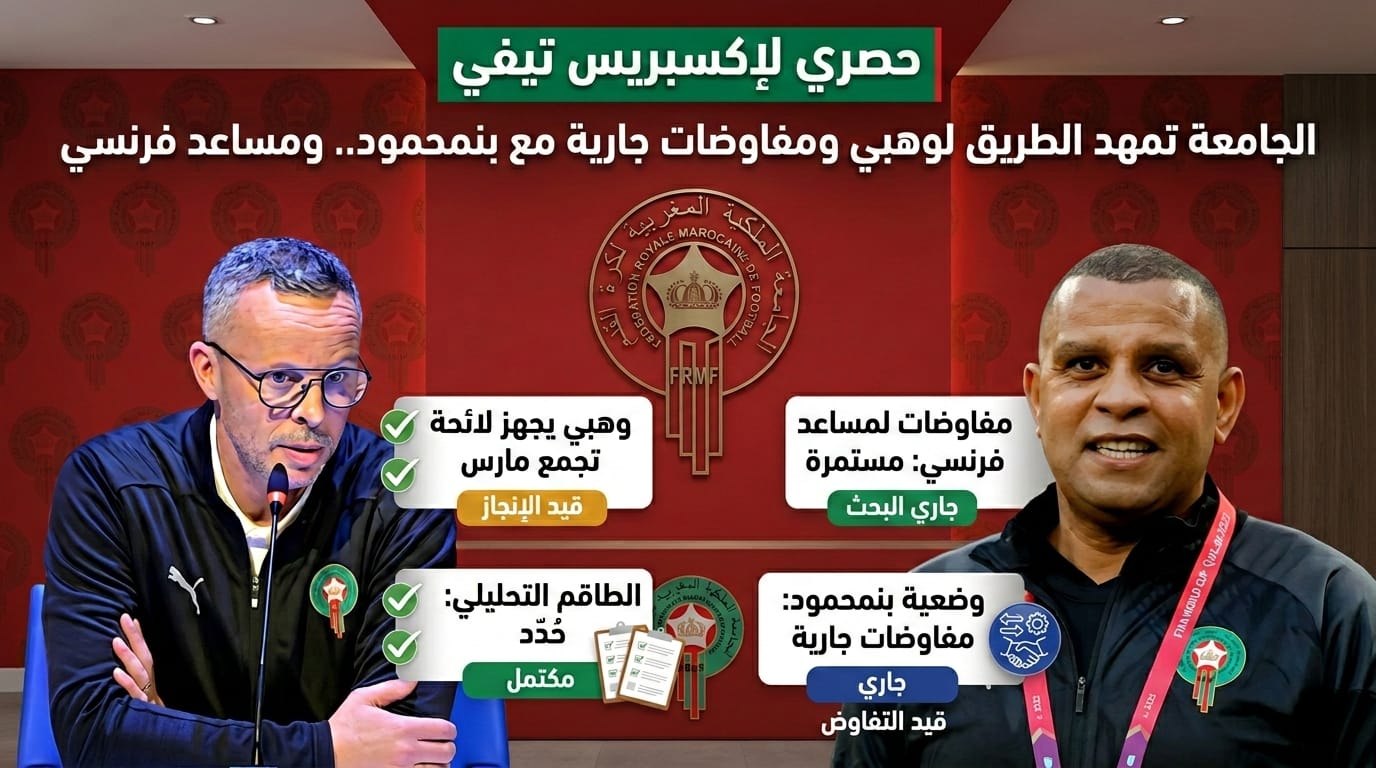 Exclusif pour Express TV : La Fédération pave la voie pour Wahbi avec le maintien de Ben Mahmoud… Négociations avec un assistant français et la liste des analystes a été établie