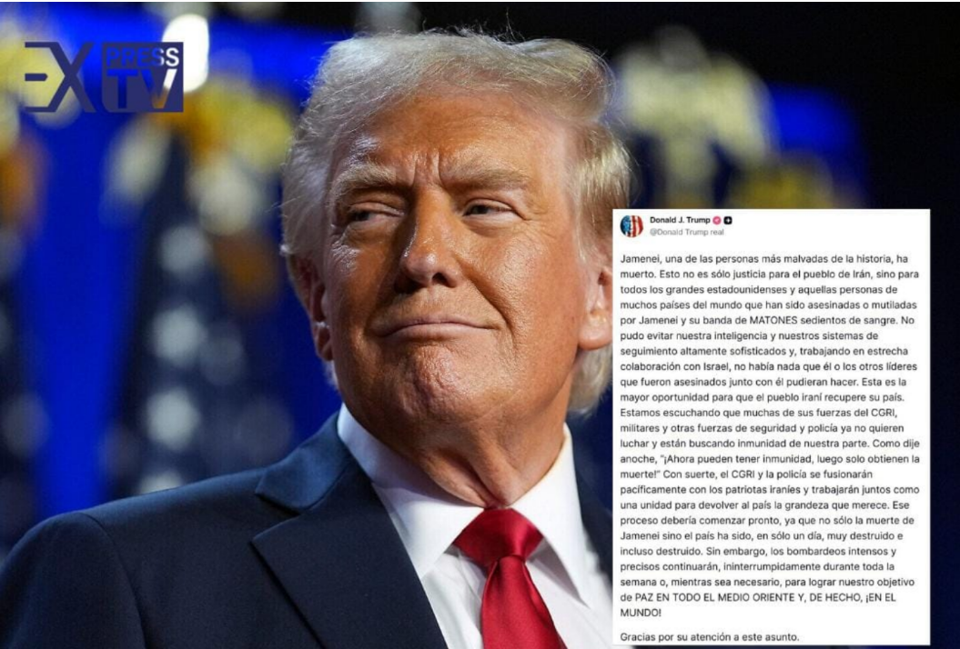 Trump après la mort de Khamenei : Déclaration de guerre pour transformer l&rsquo;Iran au nom de la justice et de la paix