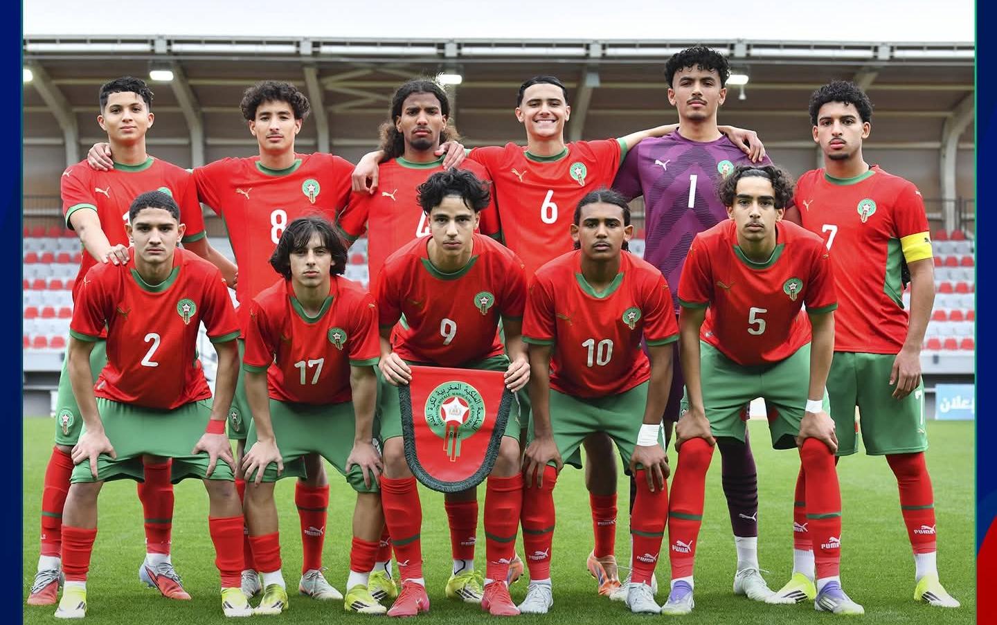 Les jeunes aigles du Maroc triomphent face à l&rsquo;Algérie avec un score sans appel de 3-0 lors du Championnat de l&rsquo;Union Nord-Africain des moins de 17 ans.