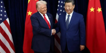 Trump en visite en Chine avant un sommet tendu avec Xi Jinping