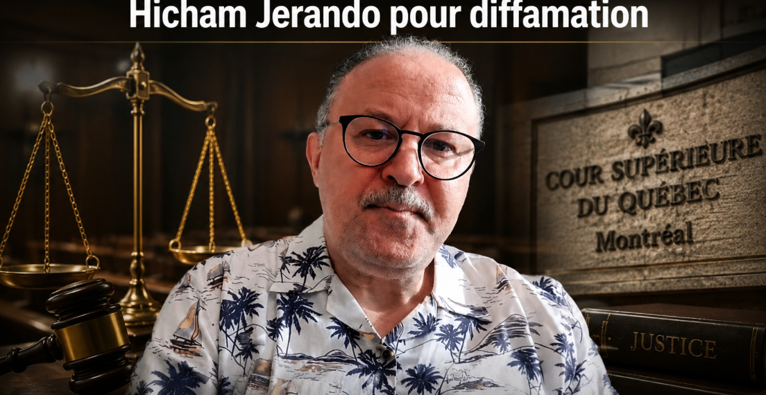 La justice québécoise condamne à nouveau Hicham Jerando pour diffamation