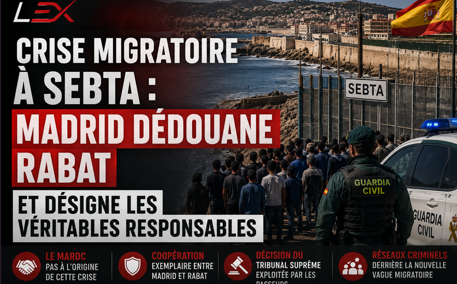 Crise migratoire à Sebta : Madrid dédouane Rabat et désigne les véritables responsables