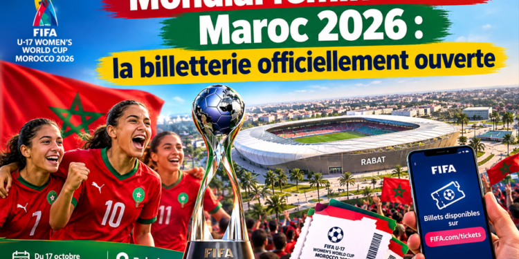 Mondial féminin U17 Maroc 2026 : la billetterie officiellement ouverte
