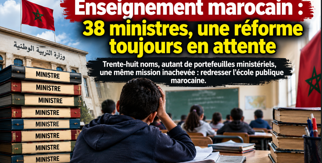 Enseignement marocain : 38 ministres, une réforme toujours en attente